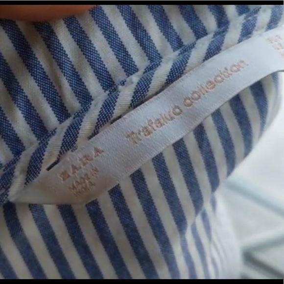 Blue floral detailed blouse - Picture 4 of 4